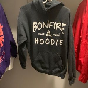 Gray "Bonfire Hoodie"